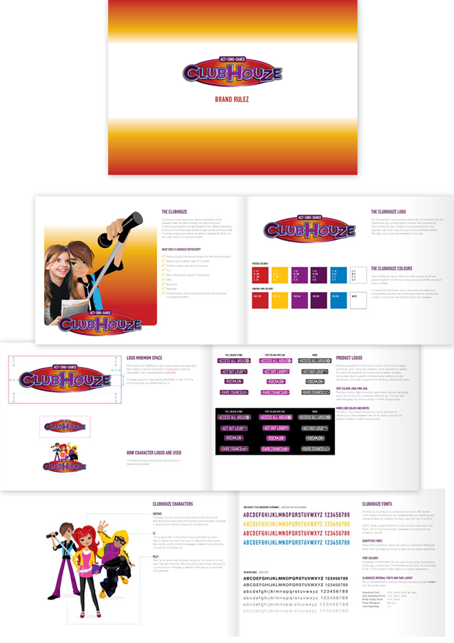 ClubHouze Branding
