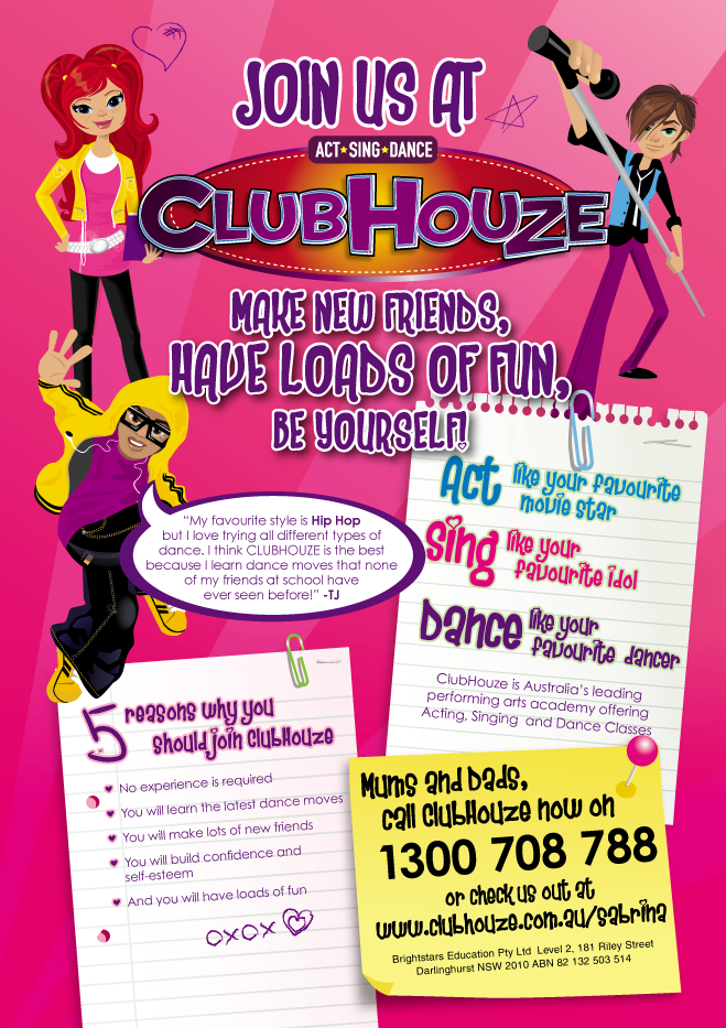 ClubHouze ‘Total Girl’ Magazine Press Ad
